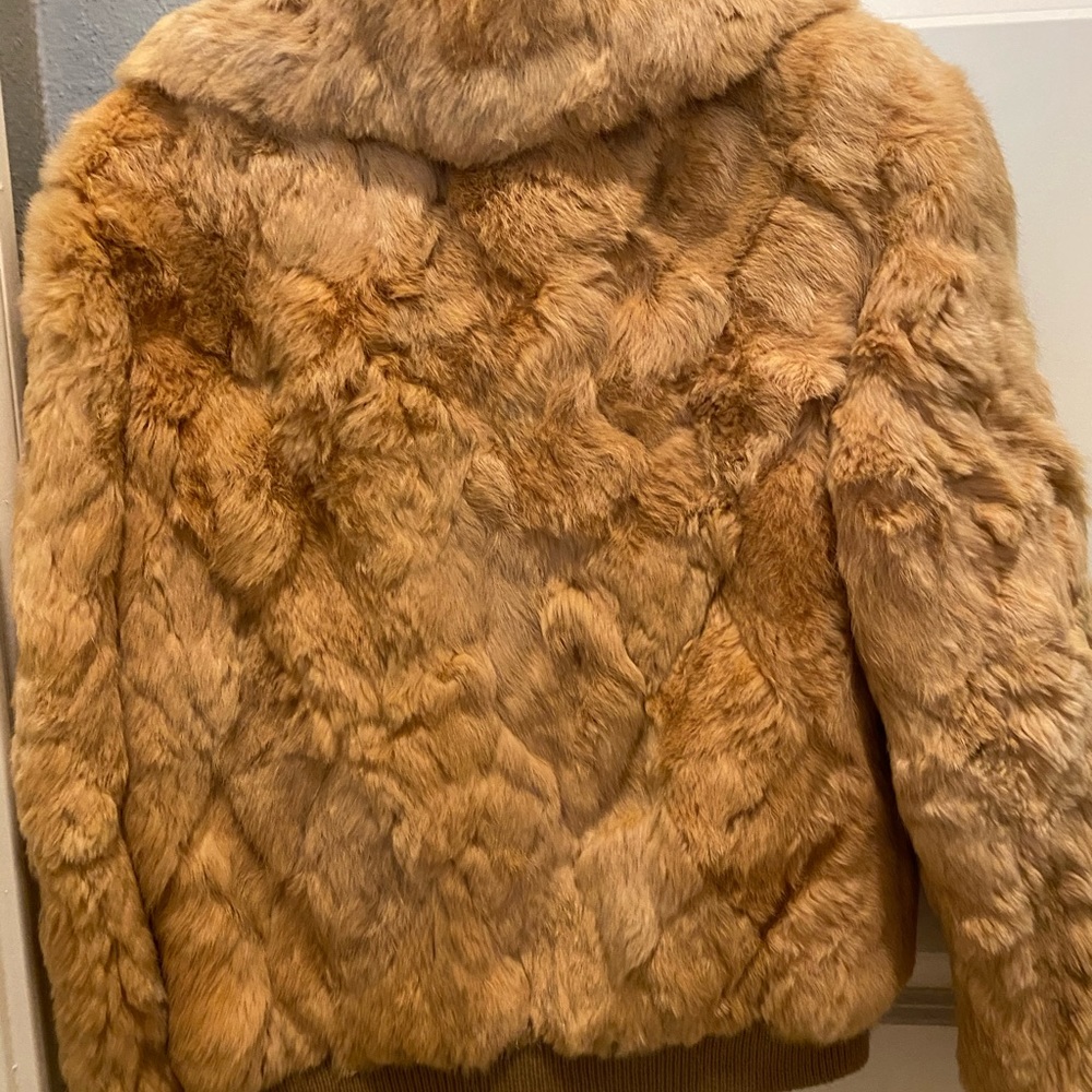 mademoiselle rabbit fur coat - Picture 2 of 7